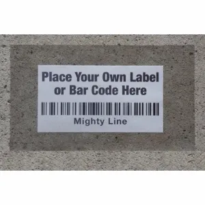 MIGHTY LINE MLabel1013 Floor Label Cover, 13 Inch Height, 10 Inch Width, 50Pk | CJ2FQH 783G98