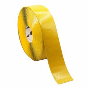 MIGHTY LINE MT301 Floor Marking Tape, Solid, Yellow, 3 Inch x 100 ft, 50 mil Tape Thick, Mighty Line | CT3EZR 783G84