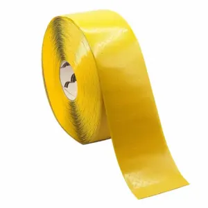 MIGHTY LINE MT401 Floor Marking Tape, Textured Grip, Solid, Yellow, 4 Inch x 100 ft, 50 mil Tape Thick | CT3EZT 783G82