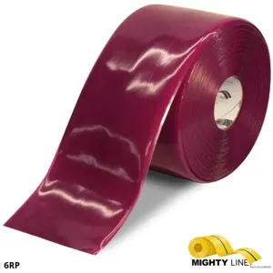 MIGHTY LINE 6ARP Industrial Floor Tape Marker, 6 Width, Purple, 200 Arrow, 100 ft Long | AX3KLN