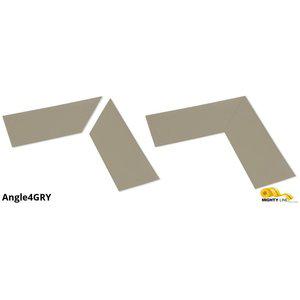 MIGHTY LINE Angle4GRY Industrie-Bodenmarkierungsband, 4 Breiten, grauer Winkel, PK25 | AX3KLX