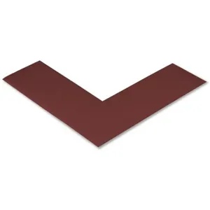 MIGHTY LINE AngleBRN Floor Marking Tape, 2 Width, Brown Angle, PK100 | AX3KJW