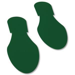 MIGHTY LINE GFtPrt Industrie-Bodenmarkierungsband, farbiger grüner Fußabdruck, PK50 | AX3KLC