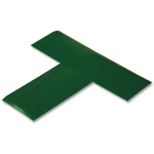 MIGHTY LINE GT Floor Marking Tape, 2 Width, Green, T-Shape, PK100 | AX3KKA