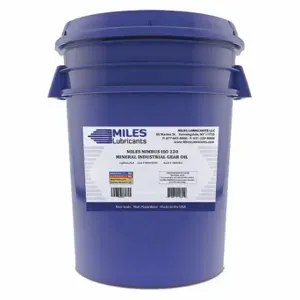 MILES LUBRICANTS M00600403 Gear Oil, Mineral, Sae Grade 90W, 5 Gal, Pail | CT3FJZ 49CL40