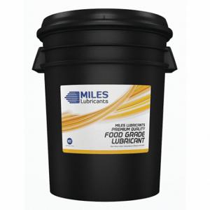 MILES LUBRICANTS MSF1552003 Kompressoröl, 5 Gal, Eimer, 30 Sae-Klasse, 100 Iso-Viskositätsklasse, Lebensmittelqualität | CT3FEV 49CM87