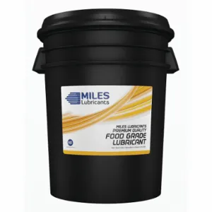 MILES LUBRICANTS MSF1552003 Compressor Oil, 5 Gal, Pail, 30 Sae Grade, 100 Iso Viscosity Grade, Food Grade | CT3FEV 49CM87