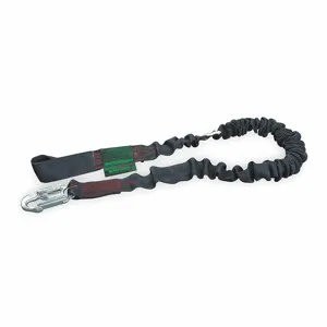 MILLER BY HONEYWELL 233MK-Z7/6FTBK Arc Flash Rated Shock-Absorbing Lanyard, 310 lbs. Capacity, 6ft. Max. Working Length | CH9PNL 19Z925