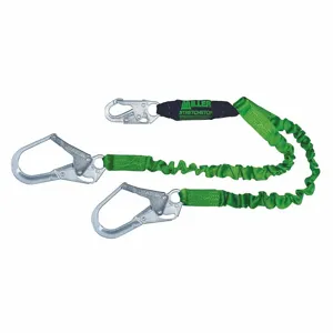 MILLER BY HONEYWELL 8798RSS-Z7/6FTGN Shock-Absorbing Lanyard, 310 lbs. Capacity, 6 ft. Length, Polyester Web Loop | CJ3HXY 20A237