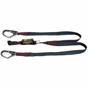 MILLER BY HONEYWELL 8799KR-Z7/6FTBK Arc Flash Rated Shock-Absorbing Lanyard, 310 lbs. Capacity | CH9PNE 45JK17