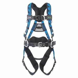 MILLER BY HONEYWELL AAF-QCBDPSMB Full Body Harness, Climbing/Positioning, Back/Chest/Hips, With Belt, Aluminum | CJ2GHU 38TD49