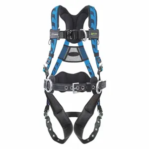 MILLER BY HONEYWELL AAF-TBBDP23XB Full Body Harness, Climbing/Positioning, Back/Chest/Hips, With Belt, Aluminum | CJ2GLP 38TC90