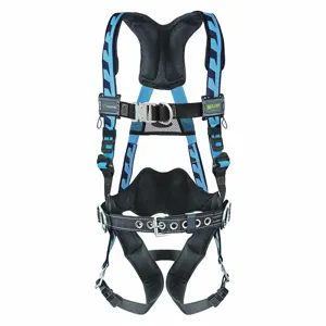 MILLER BY HONEYWELL ACF-QCBDPUB Full Body Harness, Climbing/Positioning, Back/Chest/Hips, With Belt, Steel | CJ2GKQ 38TD52