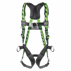 MILLER BY HONEYWELL ACF-QCDUG Full Body Harness, Climbing/Positioning, Back/Chest/Hips, Steel, Leg/Shoulder | CJ2GEY 38TD54