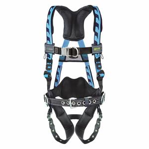MILLER BY HONEYWELL ACF-TBBDP23XB Full Body Harness, Climbing/Positioning, Back/Chest/Hips, With Belt, Steel, Tongue | CJ2GKJ 38TD06
