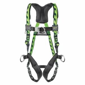 MILLER BY HONEYWELL ACF-TBD23XG Full Body Harness, Climbing/Positioning, Back/Chest/Hips, Steel, Leg/Shoulder | CJ2GHB 38TC97