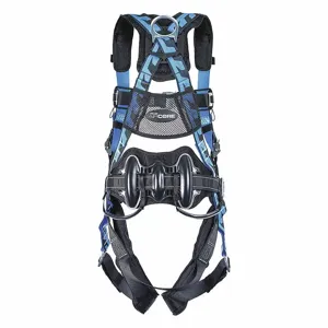 MILLER BY HONEYWELL ACFW-QCBDPUB Full Body Harness, Climbing/Positioning, Back/Chest/Hips, With Belt, Steel | CJ2GJY 38TD62