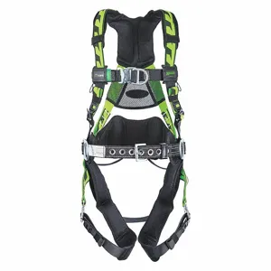 MILLER BY HONEYWELL AAFW-QCBDP23XG Full Body Harness, Climbing/Positioning, Back/Chest/Hips, With Belt, Aluminum | CJ2GLN 38TD65