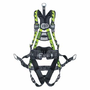 MILLER BY HONEYWELL ACOG-TBSSUG Full Body Harness, Climbing/Positioning, Back/Chest/Hips, With Belt, Steel, Mating | CJ2GHK 38TD47