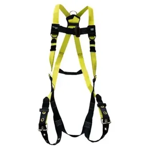 MILLER BY HONEYWELL H13110022 Safety Vest Harness, Back, Steel, 420 lbs. Capacity, Mating, Tongue | CJ3FRQ 60MM11