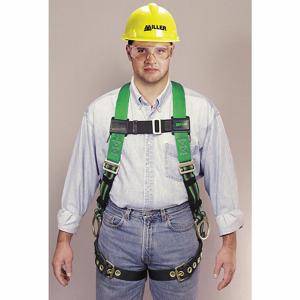 MILLER BY HONEYWELL P950-58/XXLGN Full Body Harness, Positioning, Back/Hips, Steel, Back/Shoulder, 400 lbs. Capacity | CJ2GFX 19Y227