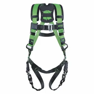 MILLER BY HONEYWELL R10CN-TB/3XLGN Full Body Harness, Back, Steel, Back/Shoulder, 400 lbs. Capacity | CJ2GLJ 19Y493