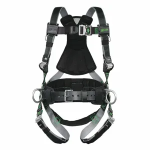 MILLER BY HONEYWELL RDT-QC-BDP/XXL/XXXLBK Full Body Harness, Positioning, Back/Hips, With Belt, Steel | CJ2GKN 19Y674