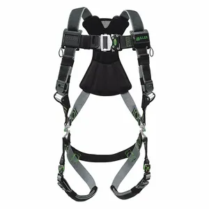 MILLER BY HONEYWELL RDT-QC/S/MBK Full Body Harness, Back, Steel, Back/Shoulder, 400 lbs. Capacity | CJ2GME 19Y659