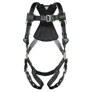 MILLER BY HONEYWELL RDT-TB/XXL/XXXLBK Full Body Harness, Back, Steel, Back/Shoulder, 400 lbs. Capacity | CJ2GFM 19Y740