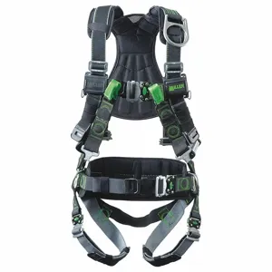 MILLER BY HONEYWELL RDTSL-QC/S/MBK Full Body Harness, Back, Steel, Back/Shoulder, 400 lbs. Capacity | CJ2GFW 19Y702