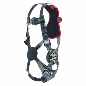 MILLER BY HONEYWELL RKNAR-QC/S/MBK Arc Flash Rated Full Body Harness, Back, Steel, Back, 400 lbs. Capacity | CH9PPL 19Y812