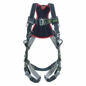 MILLER BY HONEYWELL RKNARRL-QC/S/MBK Arc Flash Rated Full Body Harness, Back, Steel, Back, 400 lbs. Capacity | CH9PNT 19Y824