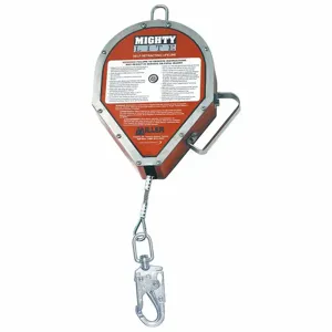 MILLER BY HONEYWELL RL65G-Z7/65FT Self-Retracting Lifeline, 310 lbs. Weight Capacity, 65 ft. Length | CJ3HBP 20A901