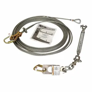 MILLER BY HONEYWELL SGLLK-FS/20FT Lifeline System, 310 lbs. Capacity, 30 ft. Length | CH9MYR 20C004