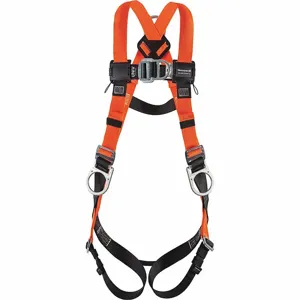 MILLER BY HONEYWELL T4007FD/UAK Full Body Harness, Climbing/Positioning, Back/Chest/Hips, Steel, Mating | CJ2GMC 19Z049