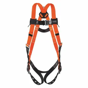 MILLER BY HONEYWELL T4500/XXLAK Full Body Harness, Back, Steel, 400 lbs. Capacity, Mating | CJ2GMH 49XM18