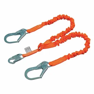 MILLER BY HONEYWELL T5122SS-Z7/6FTAF Shock-Absorbing Lanyard, 310 lbs. Capacity, Tubular Webbing, 6 ft. Length | CJ3HXB 20C041