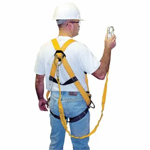 MILLER BY HONEYWELL TFPK-4/U/6FTAK Fall Protection Kit, 6 ft. Shock Absorbing Lanyard, 400 lbs. Capacity | CJ2DLX 3PRP2