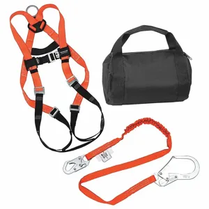 MILLER BY HONEYWELL TSK4000/U/6FTAK Fall Protection Kit, 6 ft. Shock Absorbing Lanyard, With Rebar Hook | CJ2DMC 19Z230