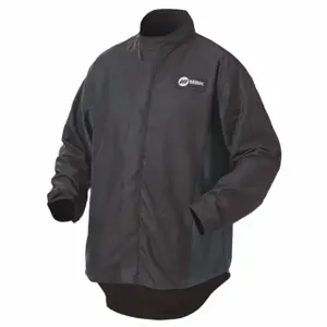 MILLER ELECTRIC 247118 Welding Jacket, Black, Zipper, 1 Total Pockets, 2Xl | CT3GCN 10N011