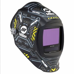 MILLER ELECTRIC 289715 Welding Helmet, Auto-Darkening, 4 Arc Sensors, Black, 13.4 sq in., Digital | CN2QTU 280047 / 48VF66