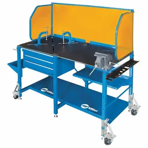 MILLER ELECTRIC 951793 Welding Table, 57 Inch Working Width, 27 Inch Working Depth, 1000 lbs. Load Capacity | CJ3URR 494D98