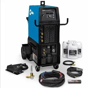 MILLER ELECTRIC 951831 TIG Welder, AC/DC, TIG Pack w/Foot Control & Water Cooler, 400 A | CN2RYE 951622 / 5GWG0