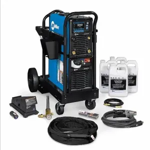 MILLER ELECTRIC 951937 TIG Welder, AC/DC, TIG Pack w/Wireless Foot Control & Water Cooler | CN2RYD 951469 / 35MC53