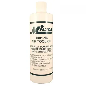 MILTON-INDUSTRIES 1001-16 Air Tool Oil, 16 Ounces, Pack of 12 | CD8ULK