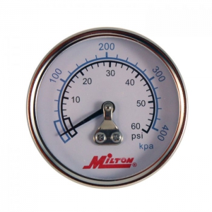 MILTON-INDUSTRIES 1190 Mini-Manometer, Druckbereich 0 - 60 Pfund, 1/4 Zoll NPT | CD8UGR