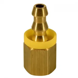 MILTON-INDUSTRIES 1705-4 Push On And Lock Fitting, Inner Diameter 1/4 Inch, 1/4 Inch FNPT, PK 10 | CD8UVM