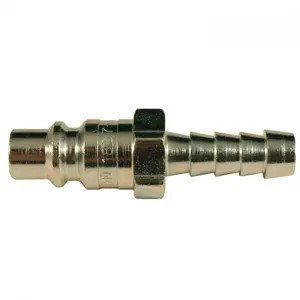 MILTON-INDUSTRIES 1837-6BK H Style Plug, Hose Barb, Size 3/8 Inch, Pack of 100 | CD8UXW