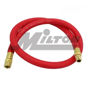 MILTON-INDUSTRIES 2760-3LH Air Leader Hose, 3 Feet Length, 3/8 Inch Inner Diameter | CD8UYF