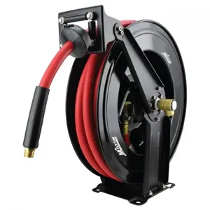 MILTON-INDUSTRIES 2780-50D Dual Arm Air Hose Reel, 50 Feet Hose Length, 1/2 Inch Inner Diameter | CD8UYL